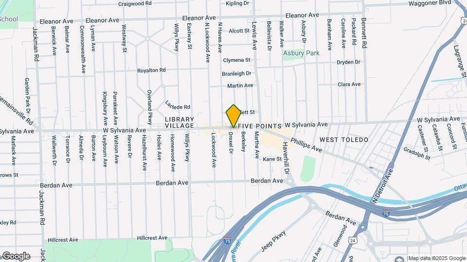 3958 Drexel Dr Map and Location Details