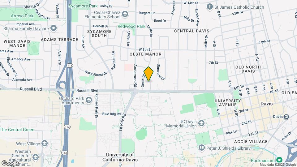 527 S Campus Way Map and Location Details