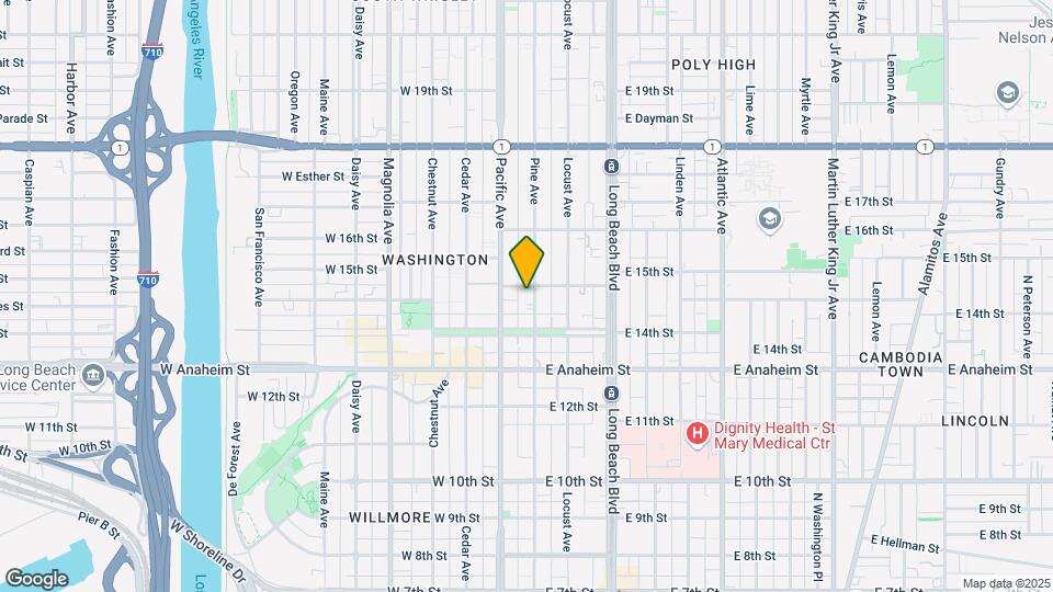 1451 Pine Ave Map and Location Details