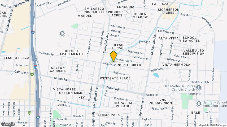 710 Hillside Rd Map and Location Details