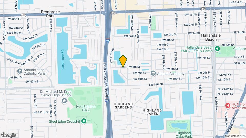 1017 SW 8th St Map and Location Details