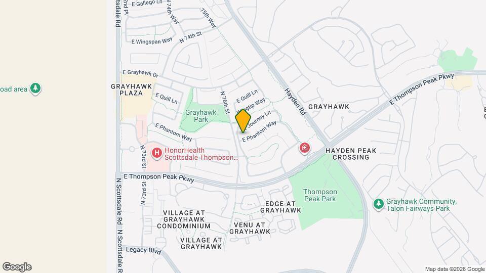 7692 E Phantom Way Map and Location Details