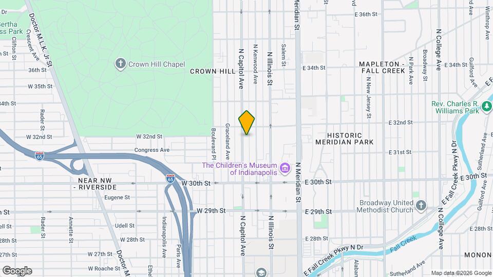 3155 N Capitol Ave Map and Location Details
