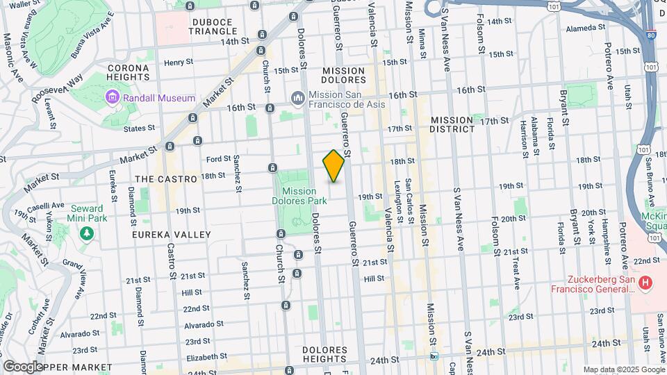 65-69 Oakwood St Mapa y Detalles de la Ubicación