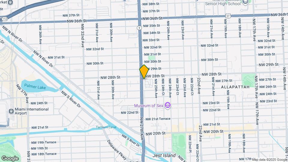 2701 NW 27th Ave Map and Location Details