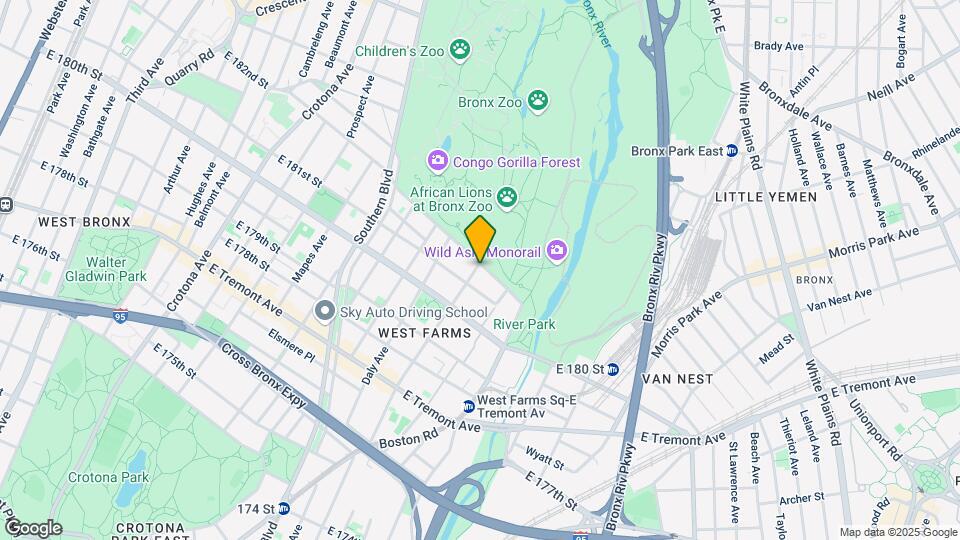 960 Bronx Park S Map and Location Details