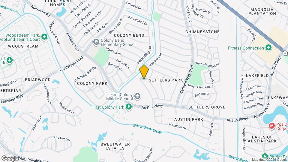 3211 Mesquite Dr, Unit 1346B Map and Location Details