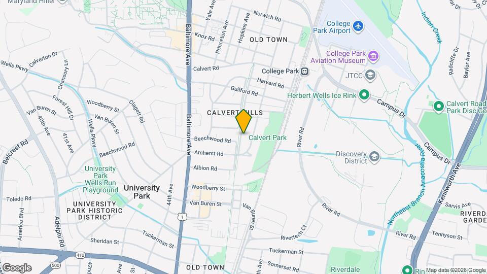 6809 Rhode Island Ave Map and Location Details