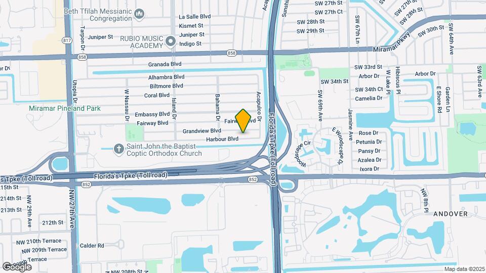 7221 Harbour Blvd Map and Location Details
