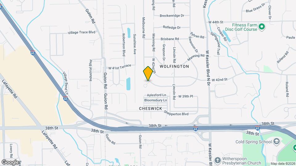 3329 Melbourne Cir Map and Location Details