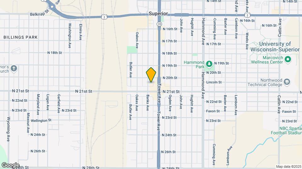 2014 Banks Ave Map and Location Details