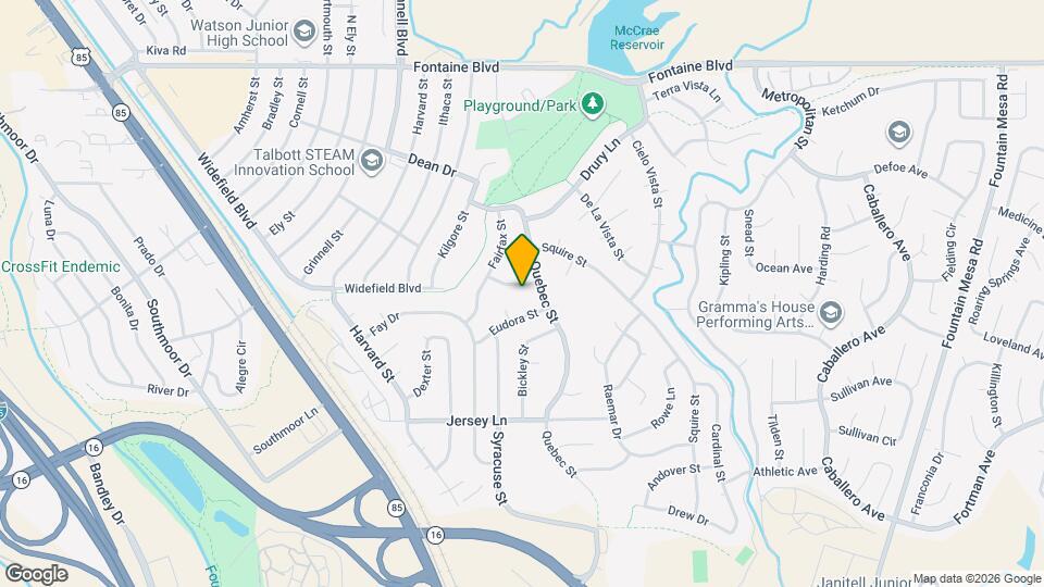 423 Niagara St Map and Location Details