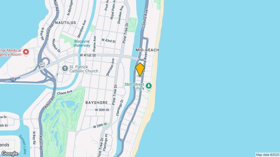 3710 Collins Ave Map and Location Details