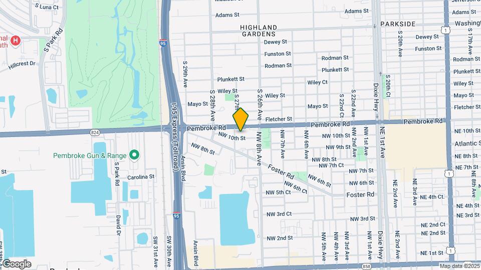 829-837 NW 10th St Map and Location Details