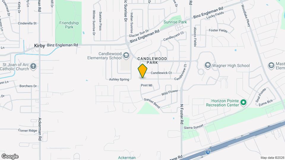 6206 Candleview Ct Mapa y Detalles de la Ubicación