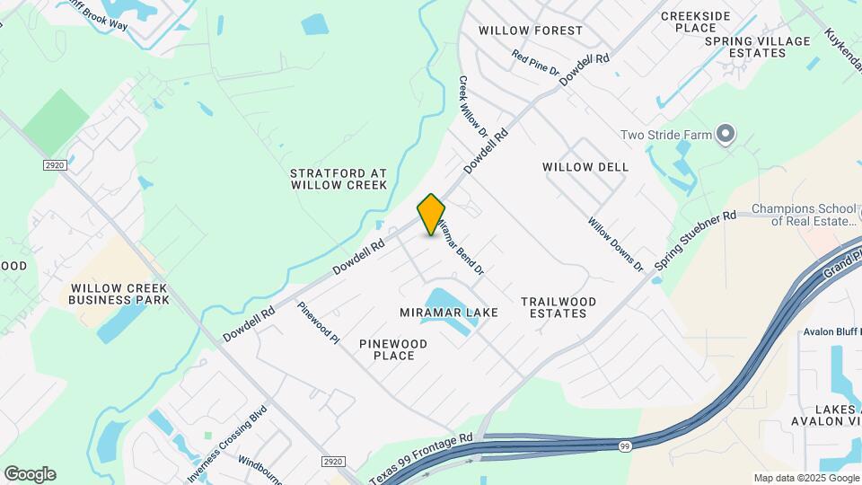 8206 Point Pendleton Dr Mapa y Detalles de la Ubicación