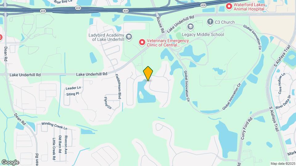 414 Fern Lake Dr Map and Location Details