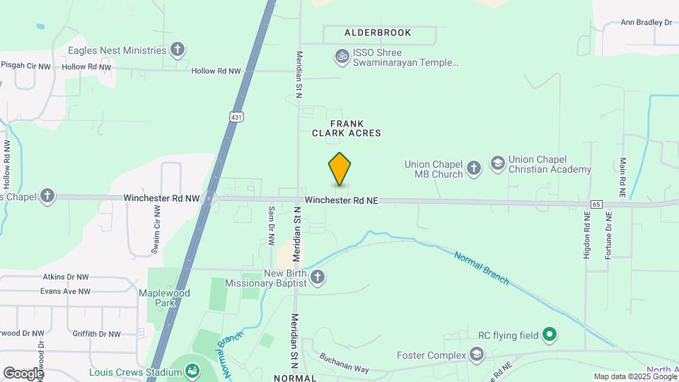 Winchester Commons Mapa y Detalles de la Ubicación