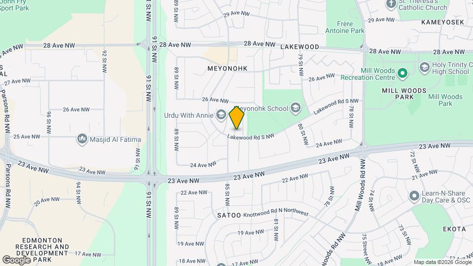 1748 Lakewood Rd S NW Map and Location Details