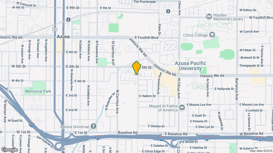 437 N Rockvale Ave Map and Location Details