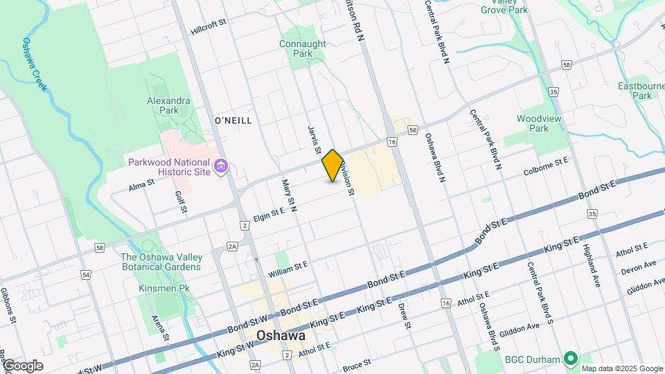 152 Elgin St E Map and Location Details