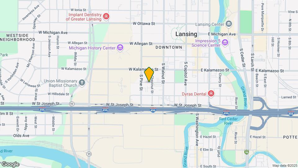 509 W Lenawee St Map and Location Details