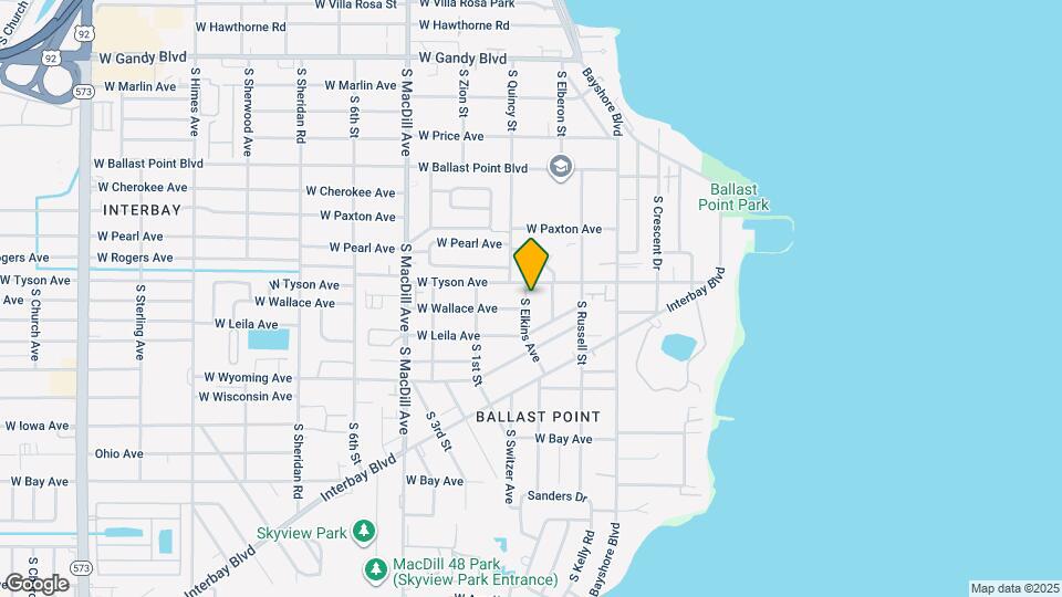 5408 S Elkins Ave Mapa y Detalles de la Ubicación
