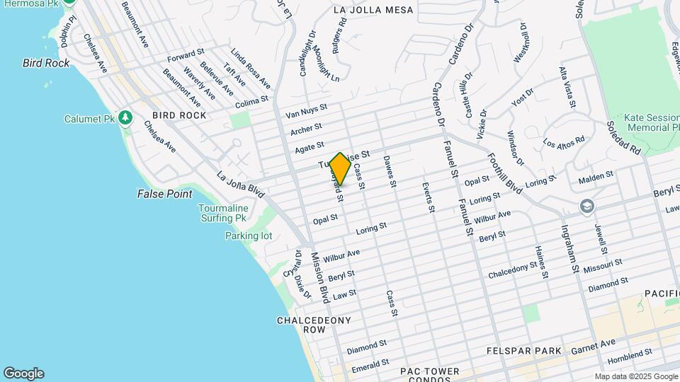926-932 Tourmaline St Map and Location Details
