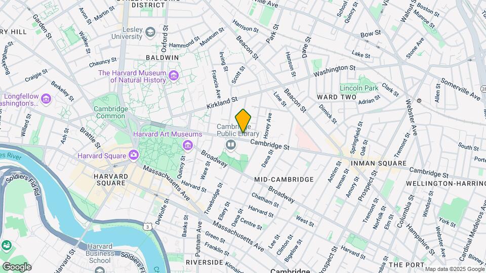 1643 Cambridge St, Unit 32 Map and Location Details