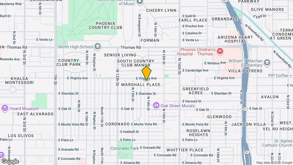 2530 N 14th St, Unit 14th St Apartment Mapa y Detalles de la Ubicación