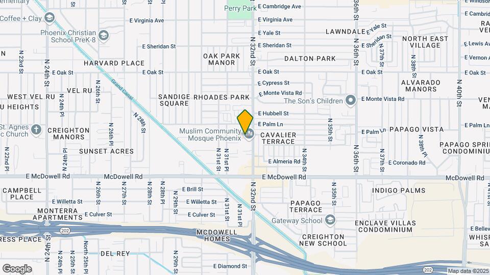 1822 N 32nd St Mapa y Detalles de la Ubicación