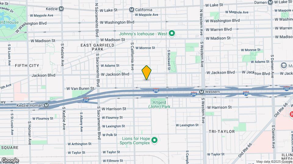 2713 W Gladys Ave, Unit 1 Map and Location Details