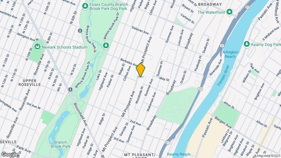 439 Mt Prospect Ave Map and Location Details