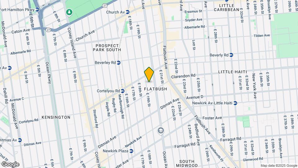 335 E 19th St Map and Location Details