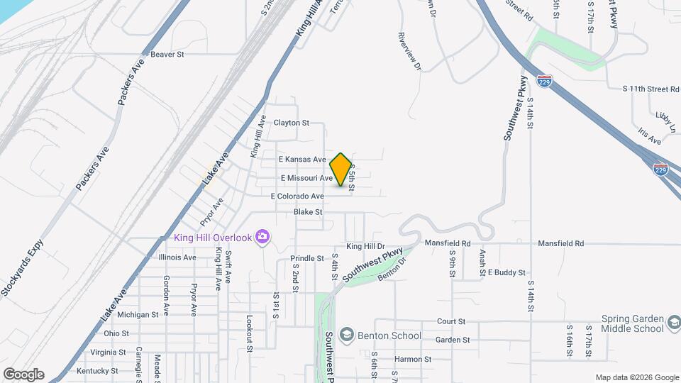 519 E Colorado Ave Map and Location Details