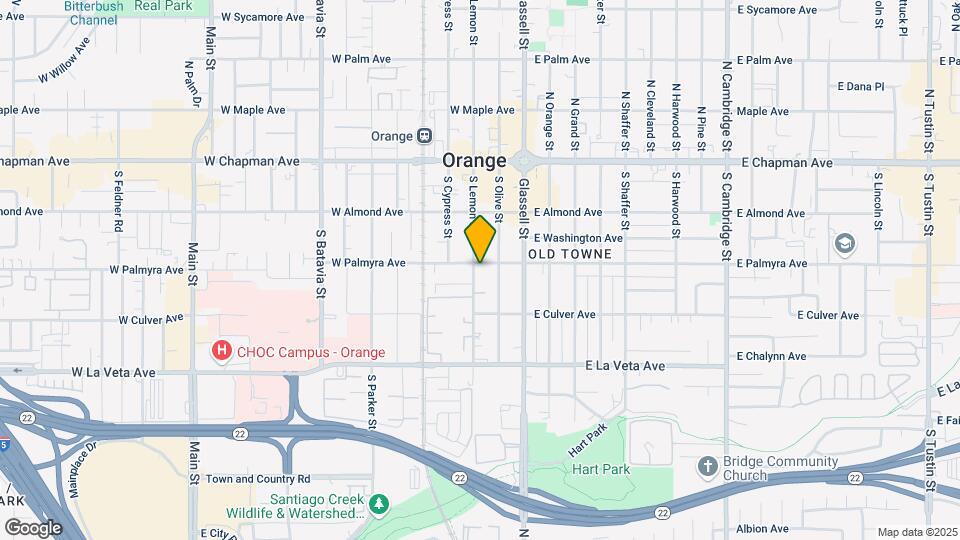 311 S Lemon St Mapa y Detalles de la Ubicación