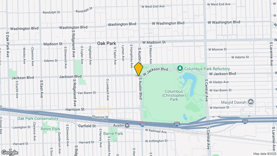 306 S Austin Blvd Mapa y Detalles de la Ubicación