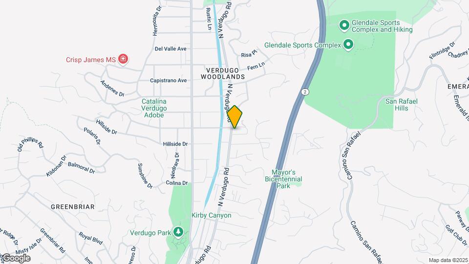2018 Verdugo Rd Map and Location Details