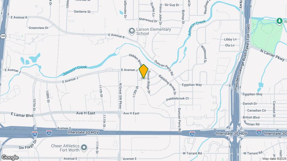 1740 Hidden Brook Dr Map and Location Details