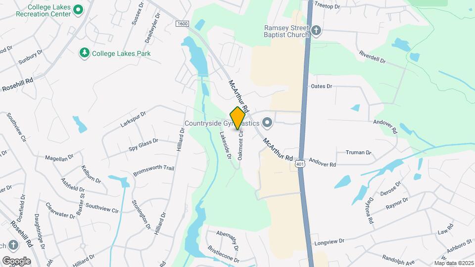 4461 Oakmont Cir Map and Location Details