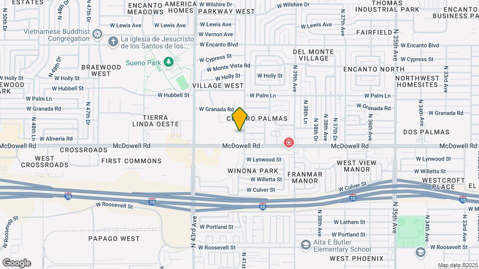 Desert Wind Apartments Map and Location Details