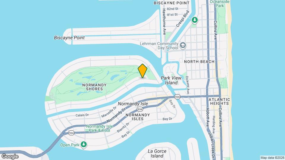 110 S Shore Dr, Unit 6D Mapa y Detalles de la Ubicación