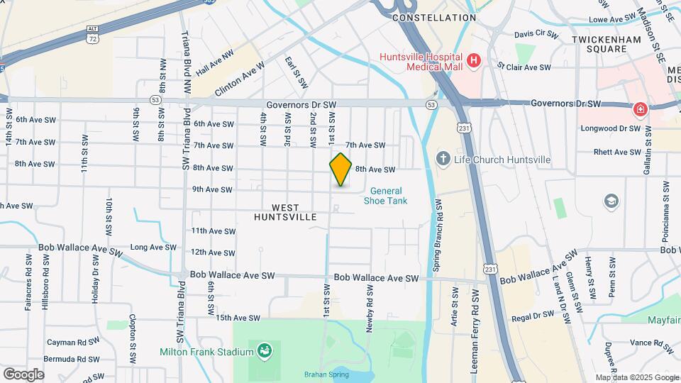 2500 9th Ave SW Mapa y Detalles de la Ubicación