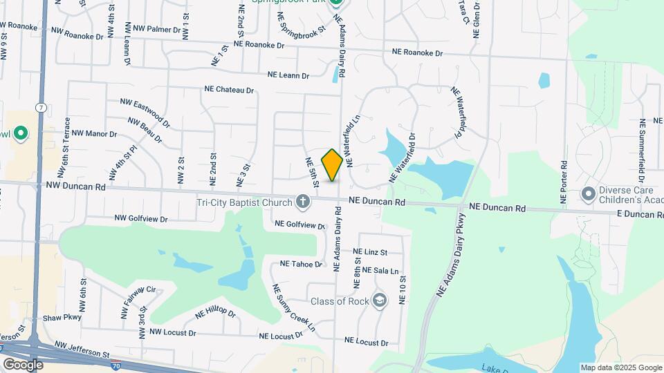 508 NE Shiloh Cir Map and Location Details