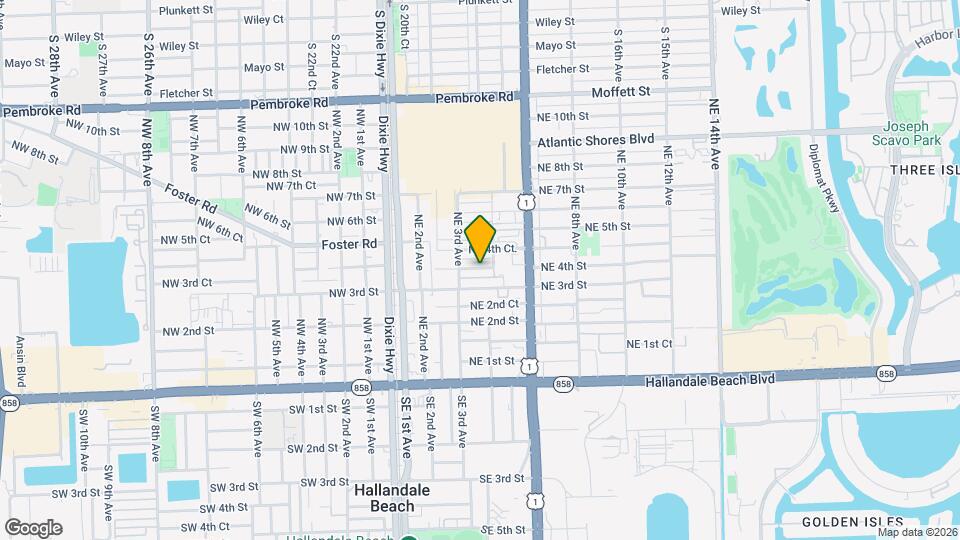 510 NE 4th St Map and Location Details