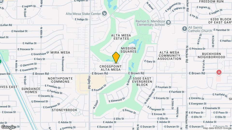 5416 E Glencove St Map and Location Details