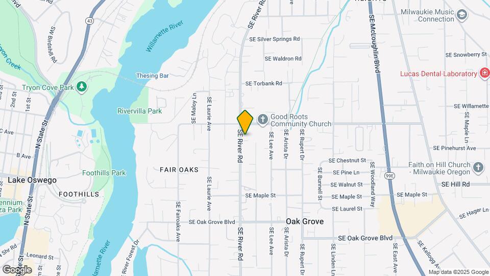 14004 SE River Rd Map and Location Details