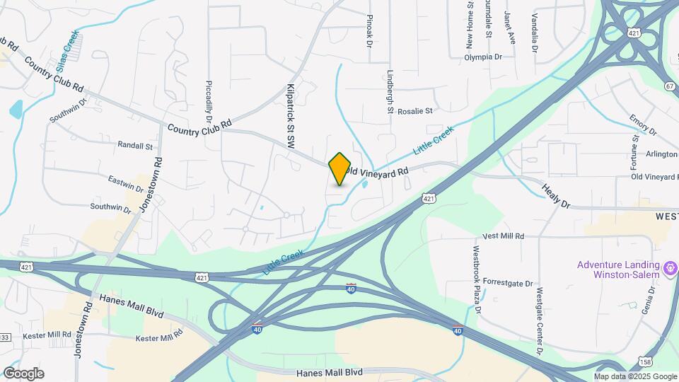 323 Vineyard Park Ct Map and Location Details