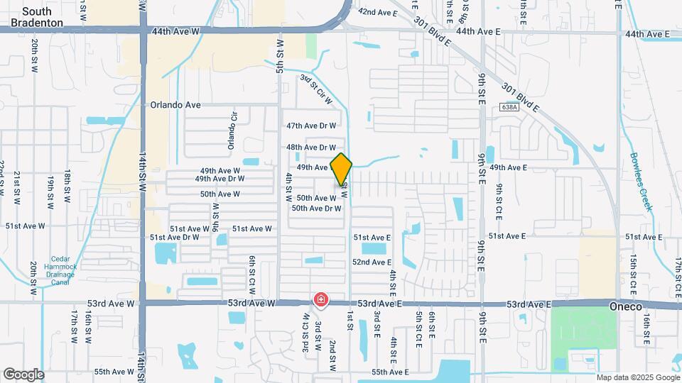 4919 1st St W Map and Location Details