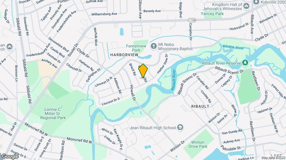8516 Bermuda Rd Map and Location Details